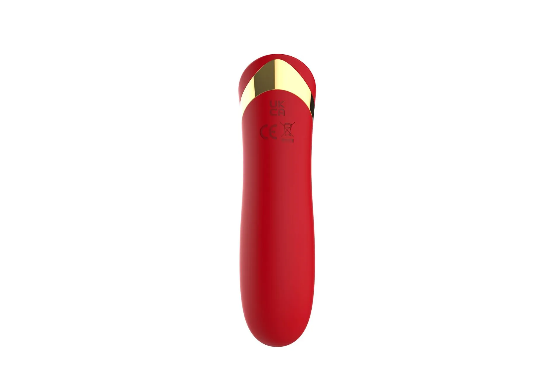 B - Series Cute Lipstick Bullet - Mini-wibrator, Czerwony, 10.2 cm