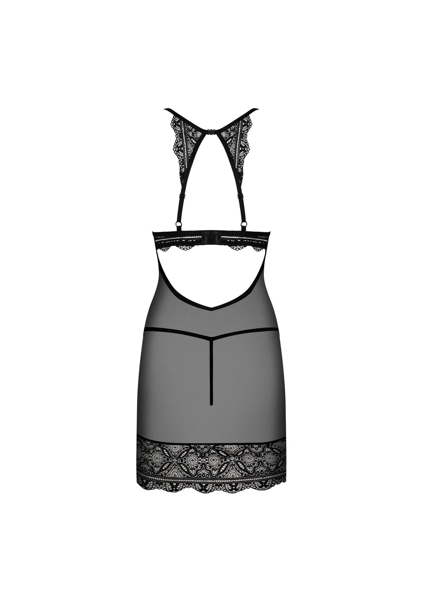 Эротический комплект Obsessive Reneliai, L/XL (черный)