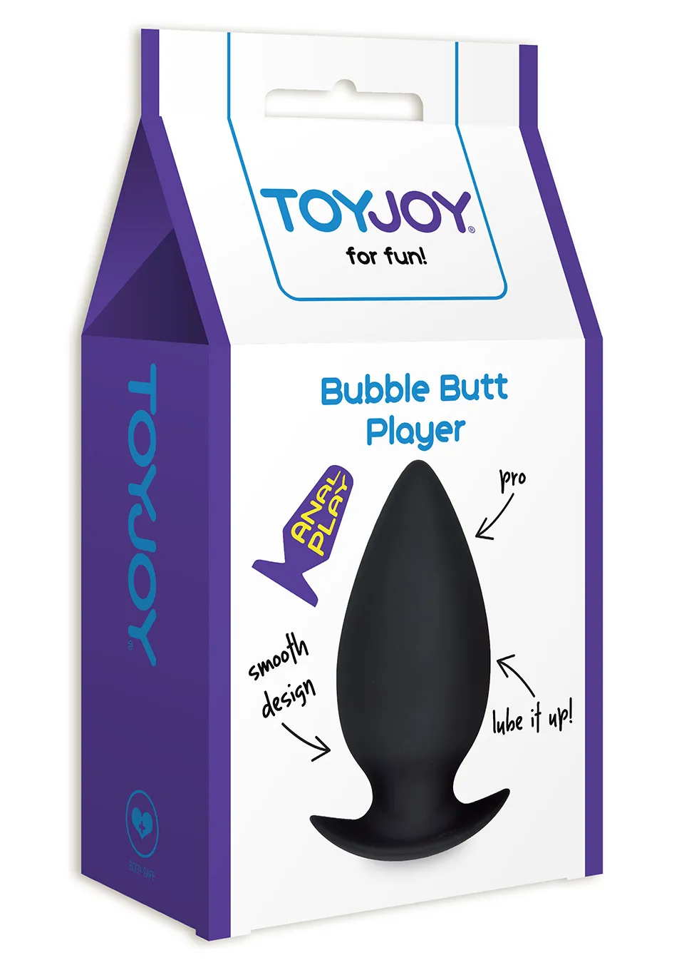 TOYJOY Bubble Butt Player Pro - Korek analny, Czarny, 11 cm