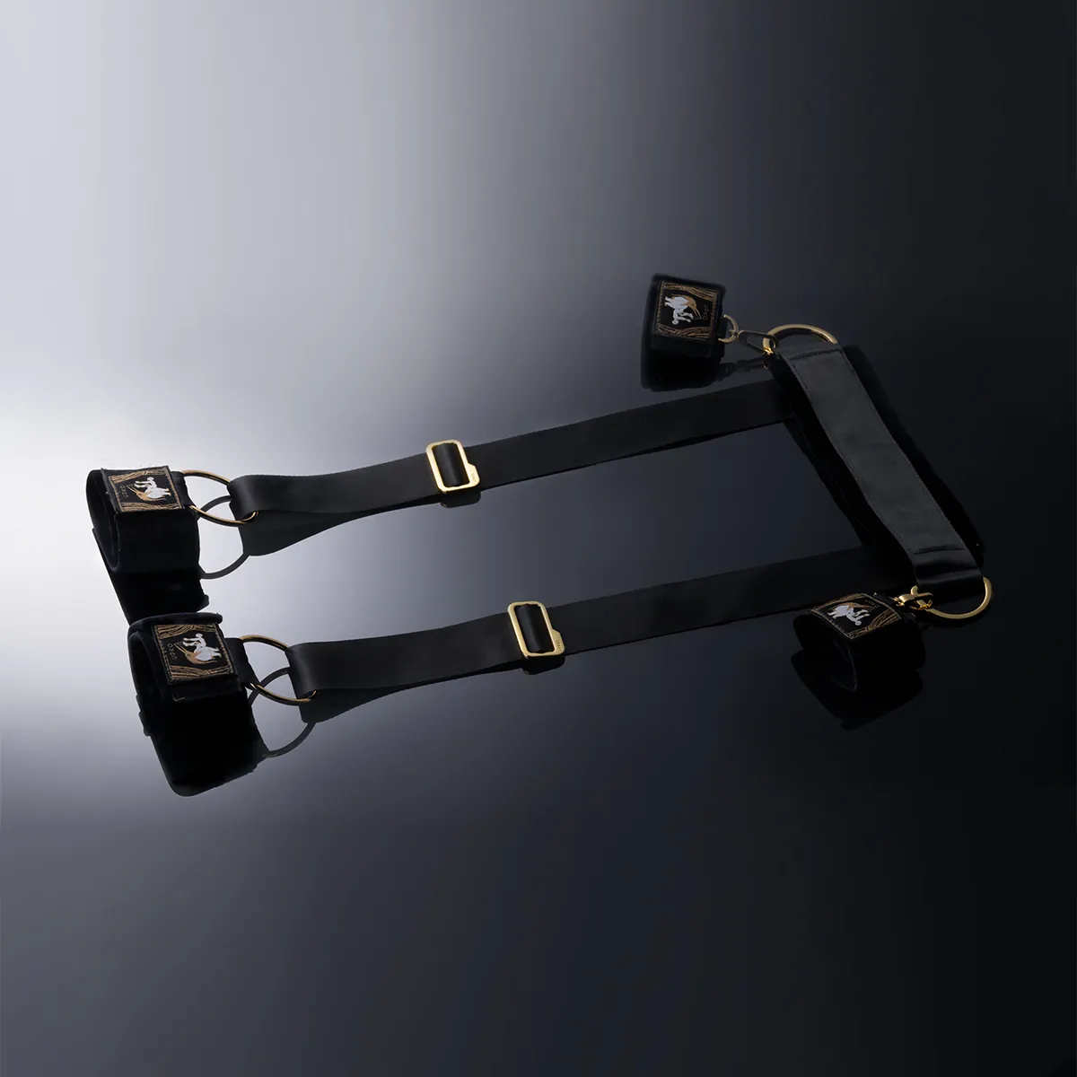 BDSM набір Upko Bondage Gear-Sling With Cuffs (чорний)