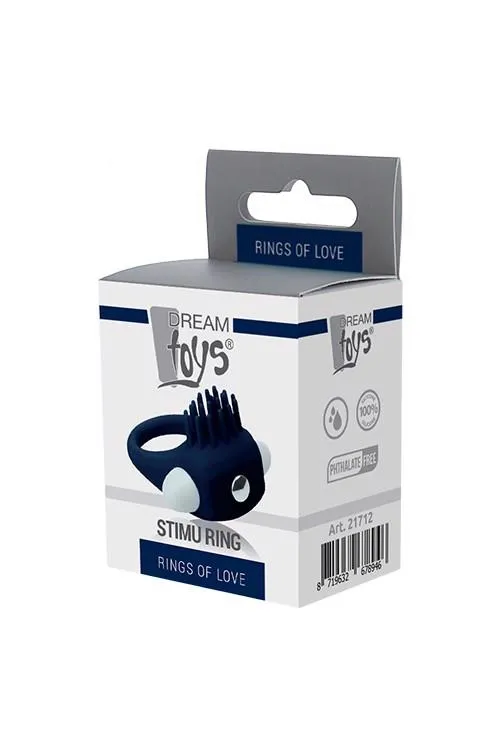 Виброкольцо Rings of Love Stimu Ring, 5.4 см (синий)
