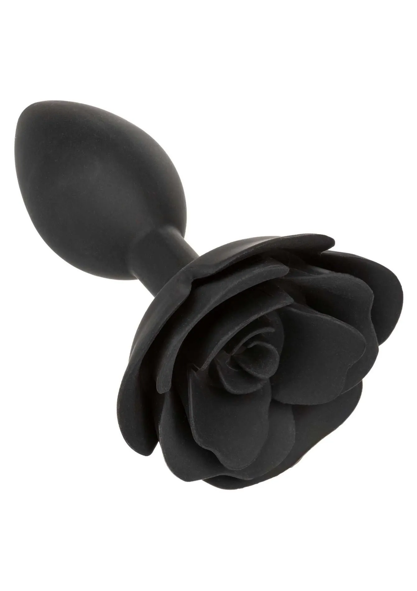 Анальная пробка Calexotics Rose Anal Plug Small, 10.2 см (черный)
