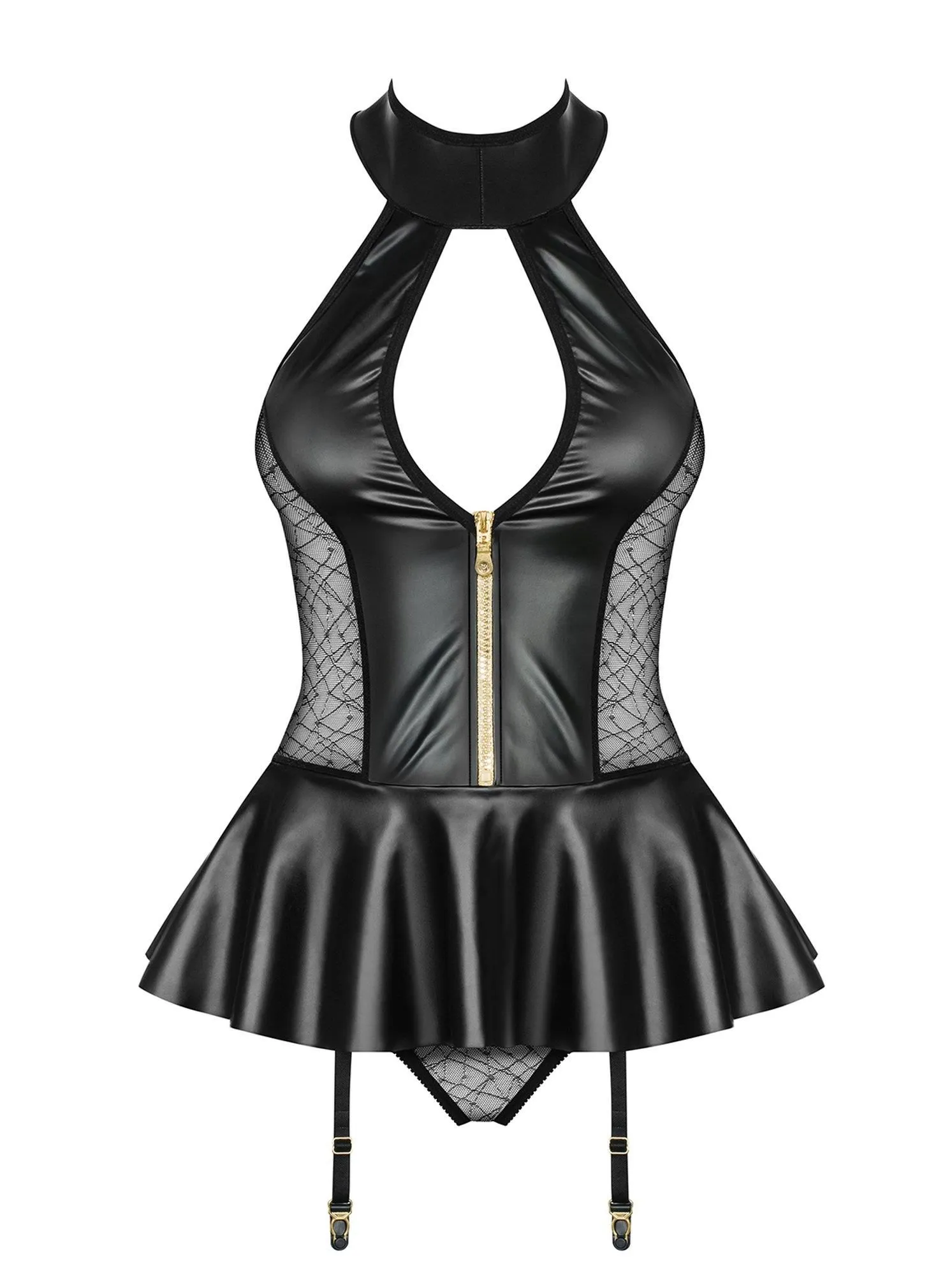 Комплект білизни Obsessive 859, L/XL (чорний)