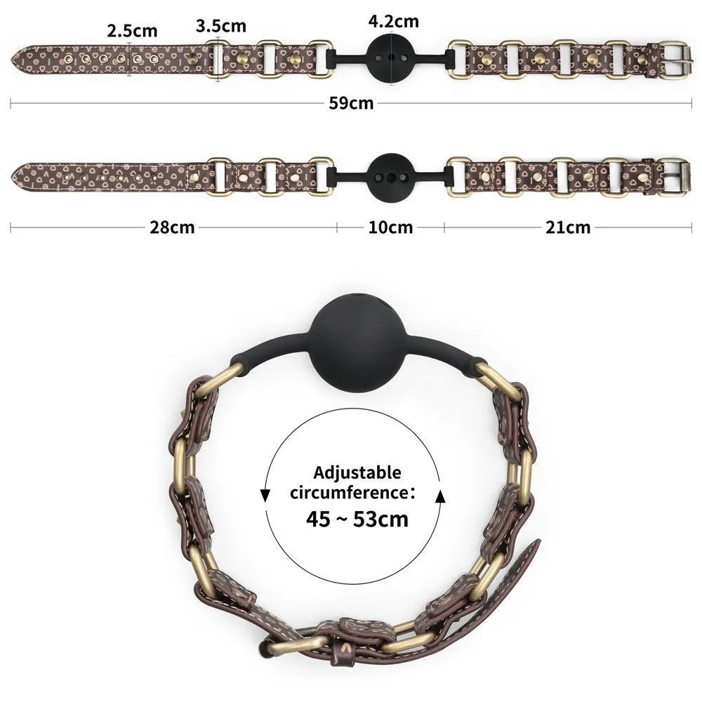 Кляп Knebel Rebellion Reign Ball Gag (чорний)