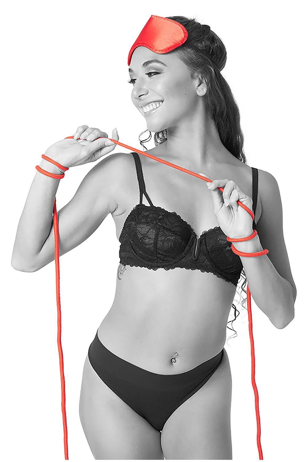 Sportsheets Amor Rope -, Czerwony