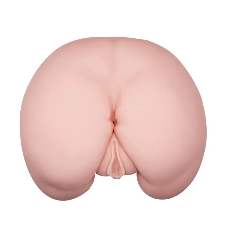 Crazy Bull Realistic Vagina and Ass - Realistyczny masturbator, W kolorze cielistym, 25 cm
