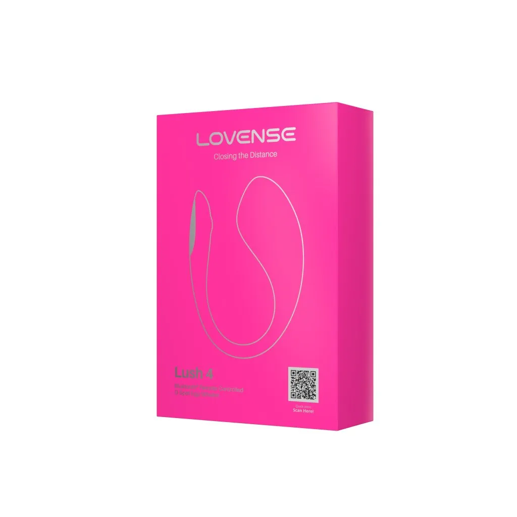 Віброяйце Lovense Lush 4, 17.5 см (рожевий)