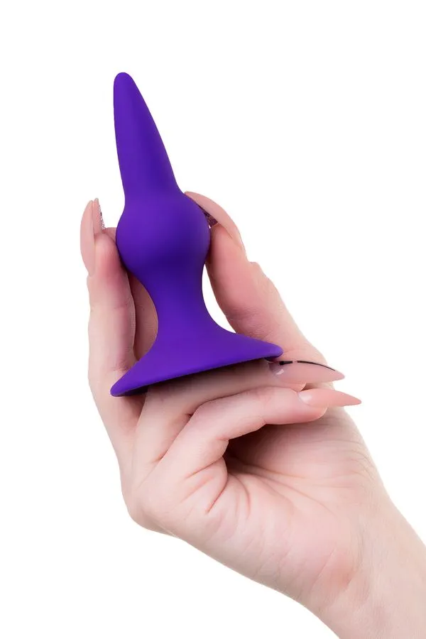 Toyfa Klapsy - Korek analny, Fioletowy, 10.5 cm