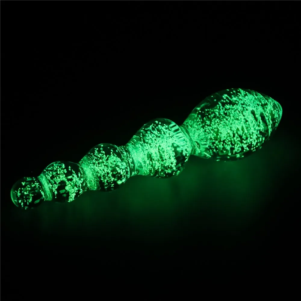 Lovetoy Twilight Gleam Tantalizing Orbs - Dildo, Zielony, 16.3 cm