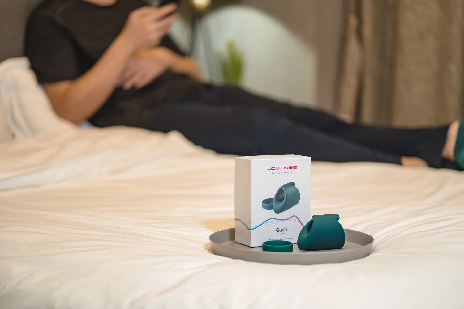 Masturbator Lovense Gush, 8,5 cm (zielony)