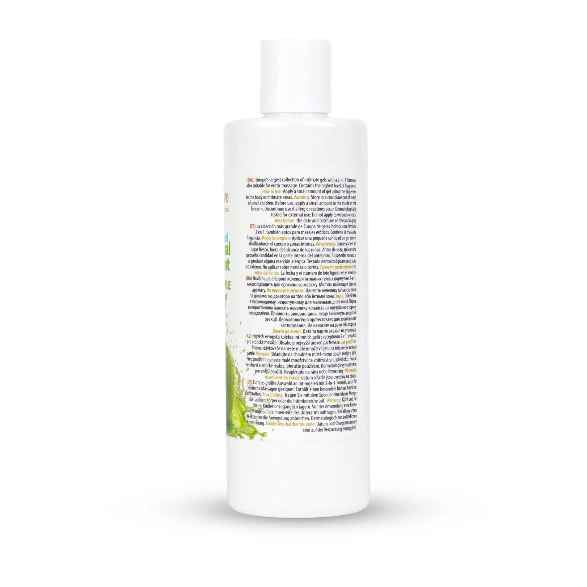 Лубрикант MyLove Aroma Series Intim&Massage 2in1 Green Apple, 300 мл