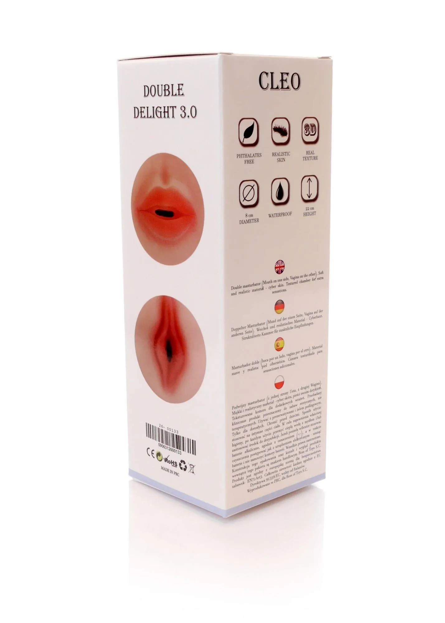 Мастурбатор B - Series Lyla Cleo Double Delight 3.0 (телесный)
