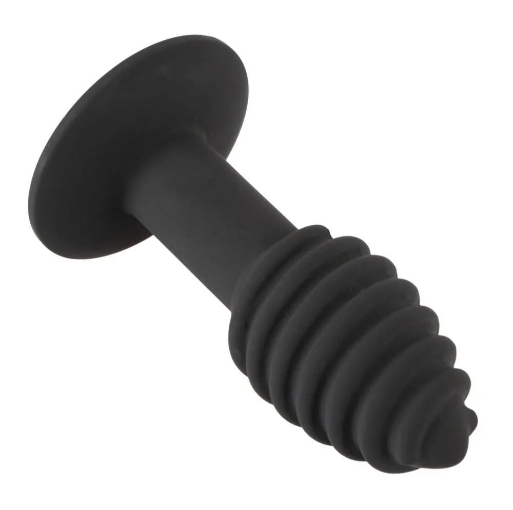 Анальна пробка з вібрацією Orion Black Velvets Twist plug, 10,7 см (чорний)