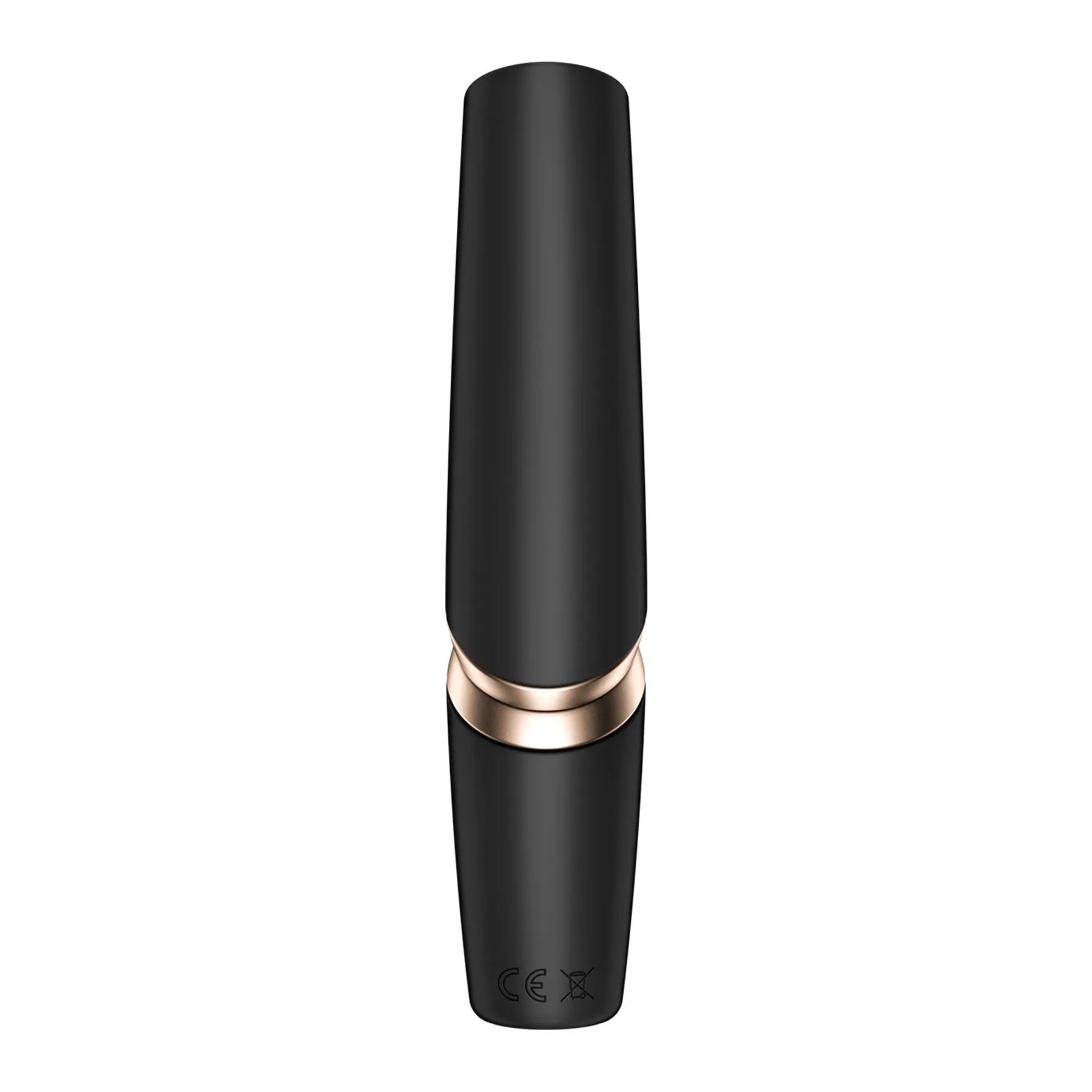 Satisfyer Perfect Kiss - Bezdotykowy stymulator łechtaczki, Czarny, 12 cm