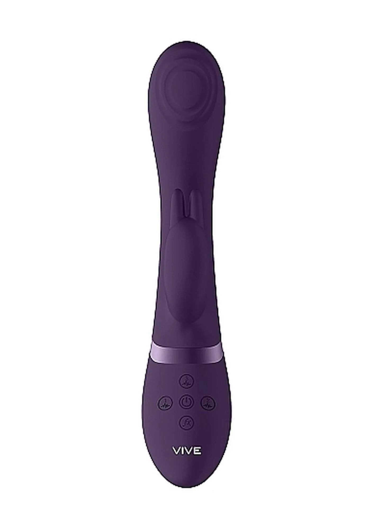 Vive Cato - Wibrator królik, Fioletowy, 22 cm