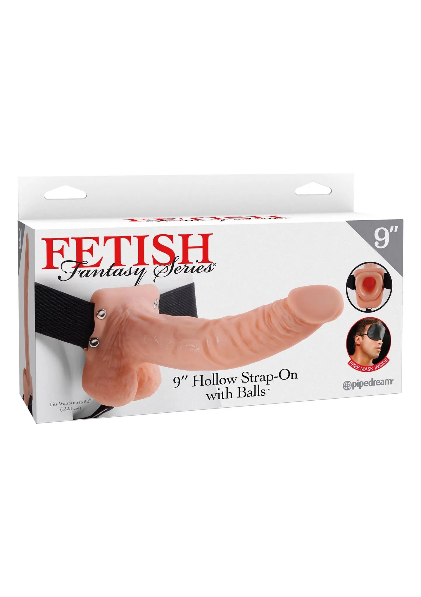 Pipedream Fetish Fantasy Series 9 Hollow - Proteza penisa, W kolorze cielistym, 24 cm