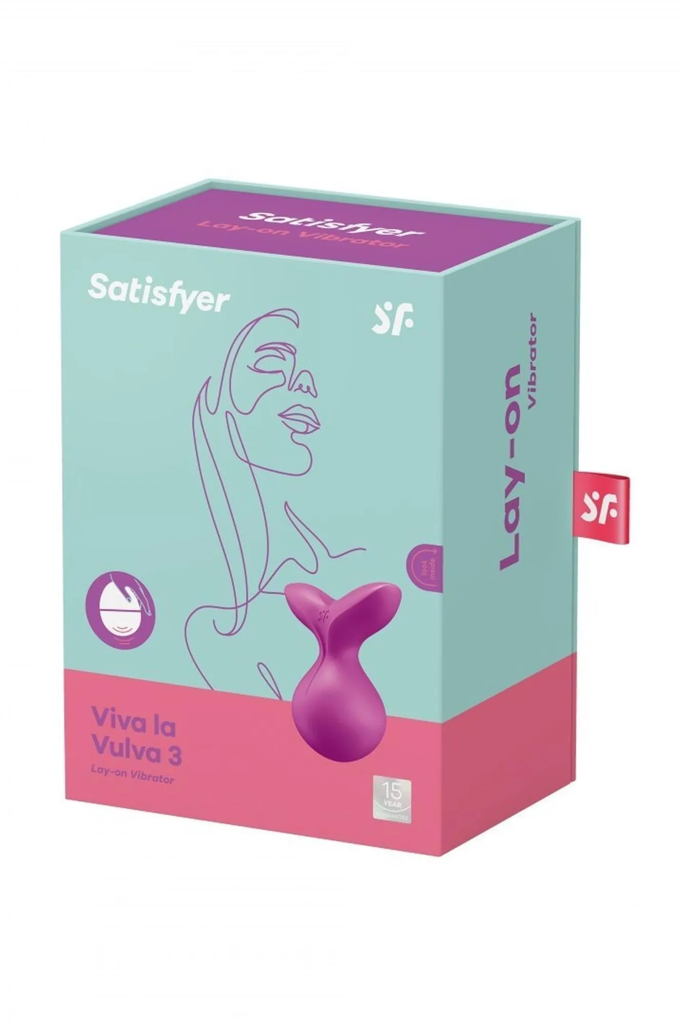 Вібратор для клітора Satisfyer Viva la Vulva 3, 8,5 (фіолетовий)