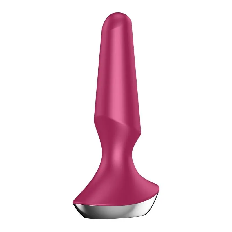 Satisfyer Plug-ilicious 2 - Korek analny, Crimson, 14 cm