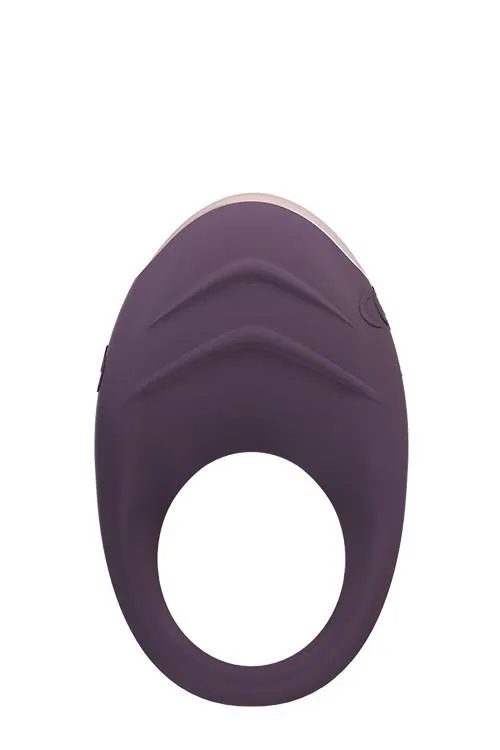 Эрекционное кольцо с вибрацией Dream Toys Aveta, 7 см (пурпурный)