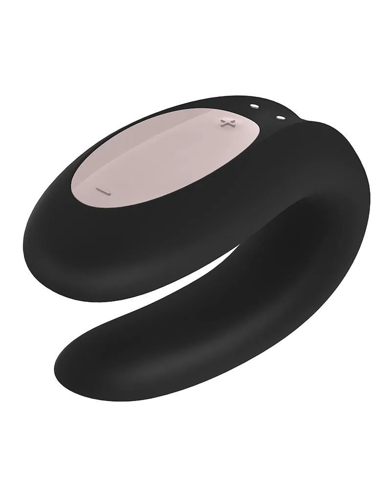 Вібратор для пар Satisfyer Double Joy, 9 см (чорний)
