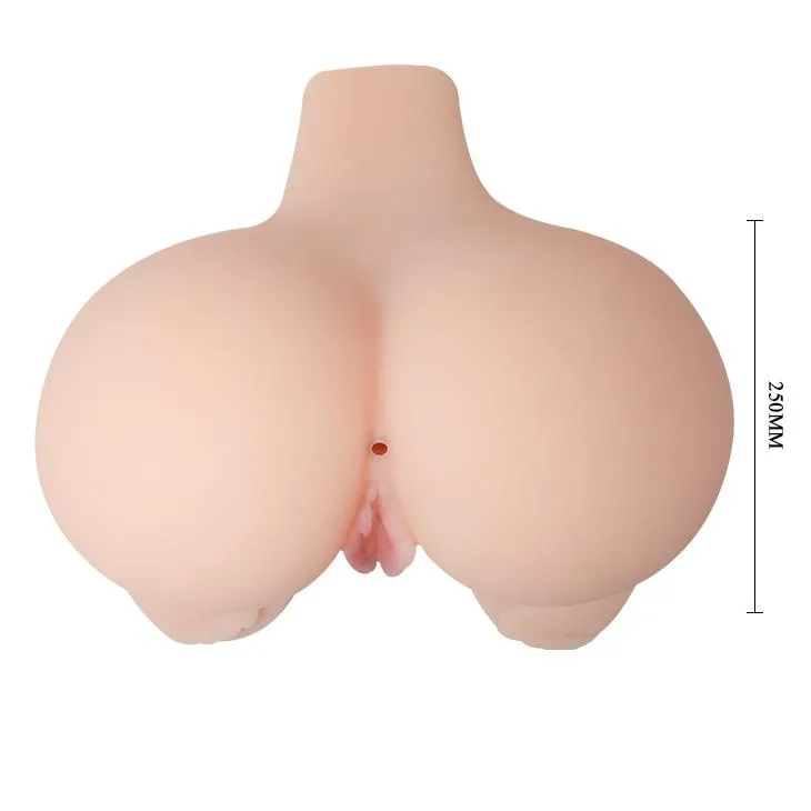 BAILE Soft And Smooth Pussy & Ass Hole - Masturbator z wibracją, W kolorze cielistym, 25 cm