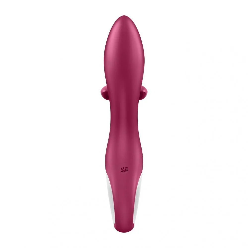 Вибратор-кролик Satisfyer Embrace Me, 20,5 см (бордовый)