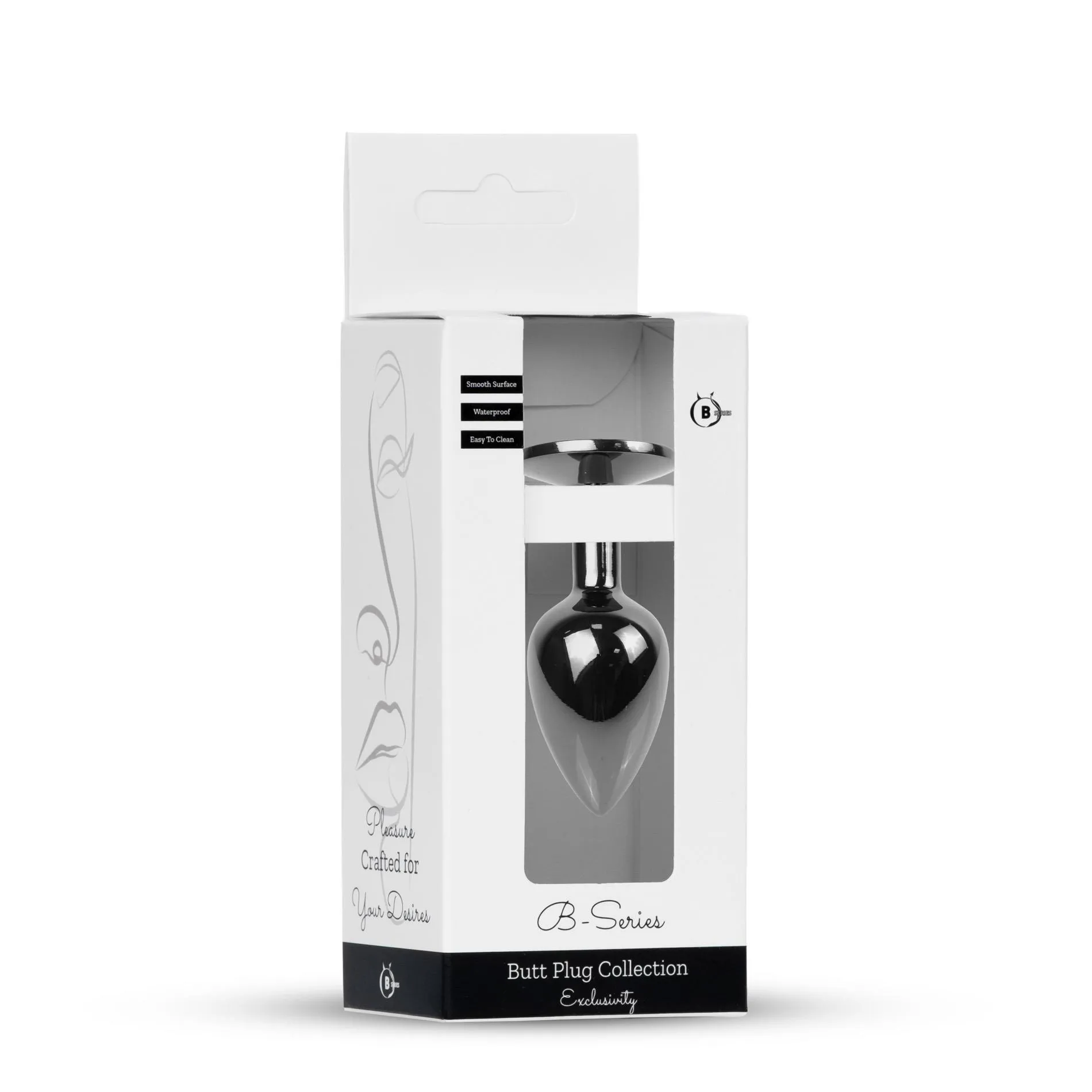 Boys of Toys Plug-Jewellery - Korek analny, Jasnoróżowy, 7 cm