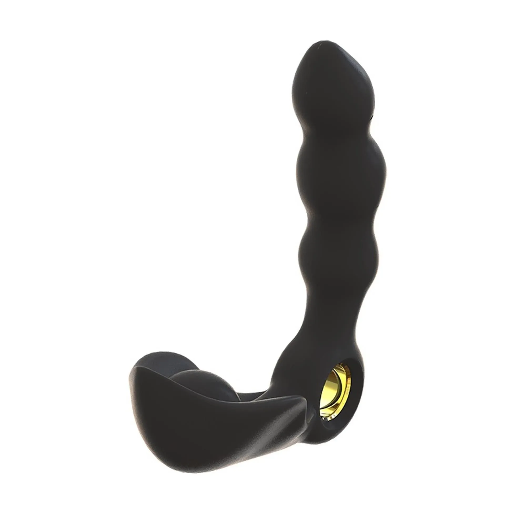 Boss Series Angelo Male Prostate Triple - Stymulator prostaty, Czarny, 13, 7 cm