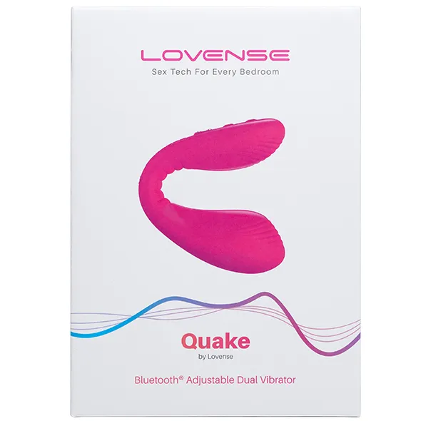 Lovense Quake - Wibrator, Różowy, 21 cm