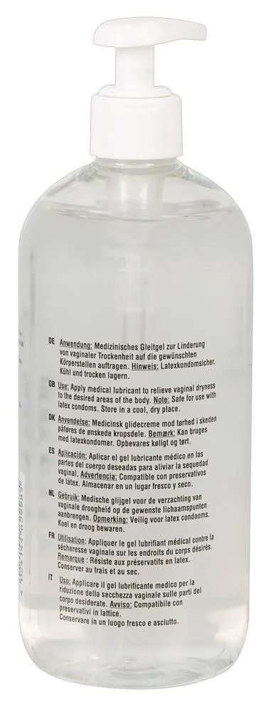 Just Glide Waterbased - Lubrykant na bazie wody, Bezzapachowy, 500 ml