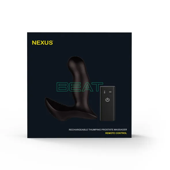 Стимулятор простати Nexus Beat, 12 см (чорний)