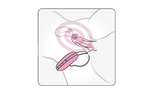 Виброяйцо Adrien Lastic Play Ball, 3,9 см (розовый)