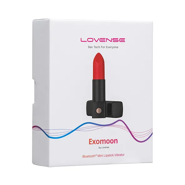 Вибратор для клитора Lovense Exomoon, 8.8 см (красный)