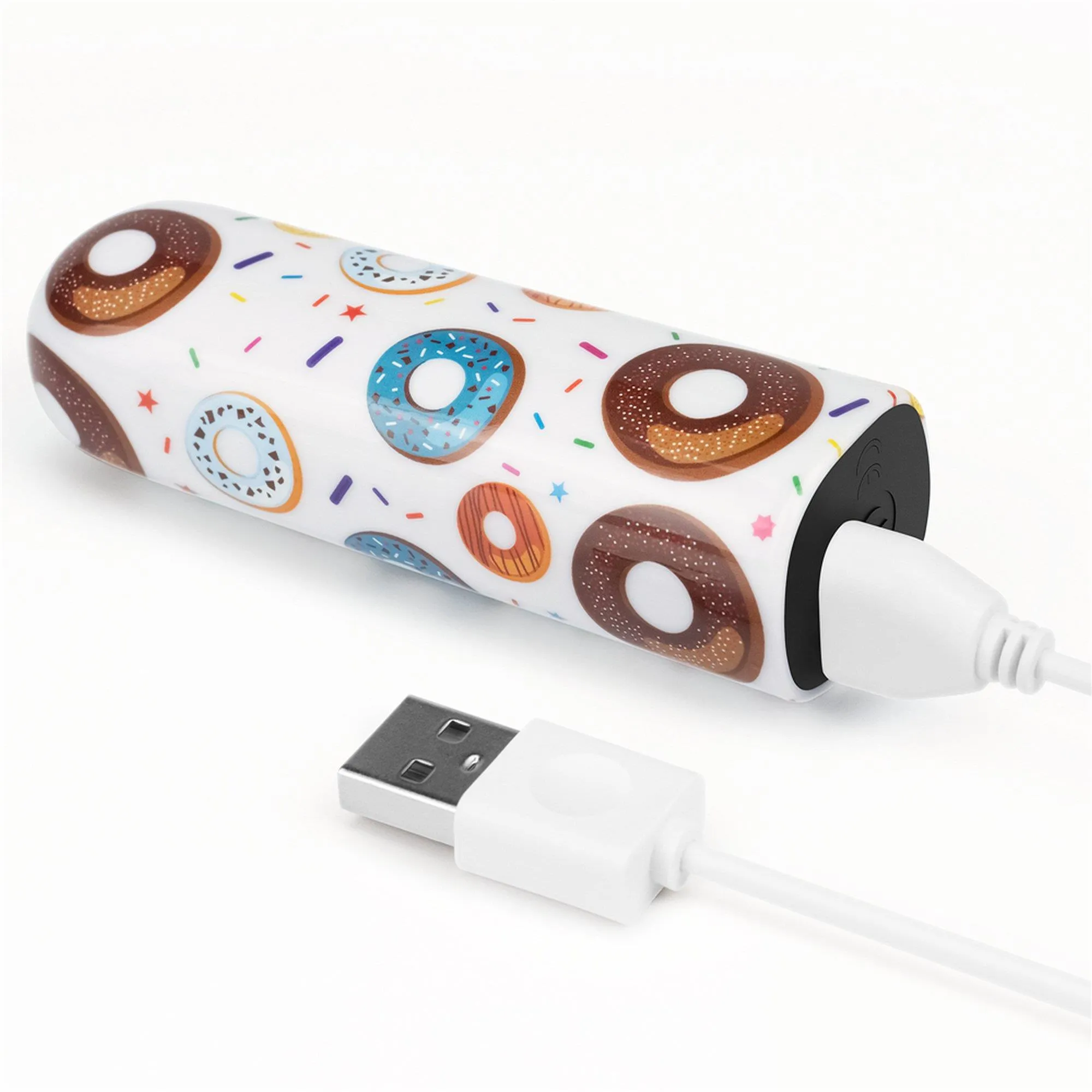 Вибратор для клитора Lovetoy Donut Massager, 8.5 см (белый)