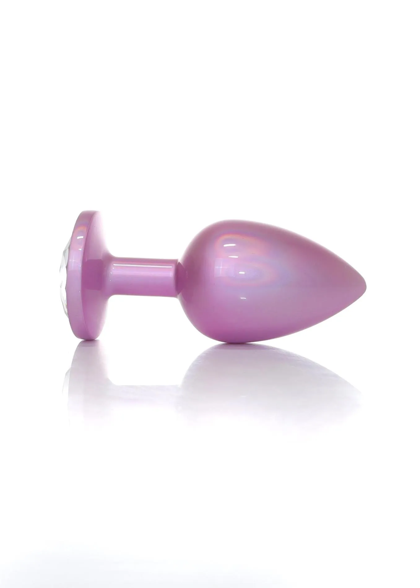 Анальная пробка B-Series HeavyFun Jewellery Pearl Pink Plug S, 7 см (прозрачный)