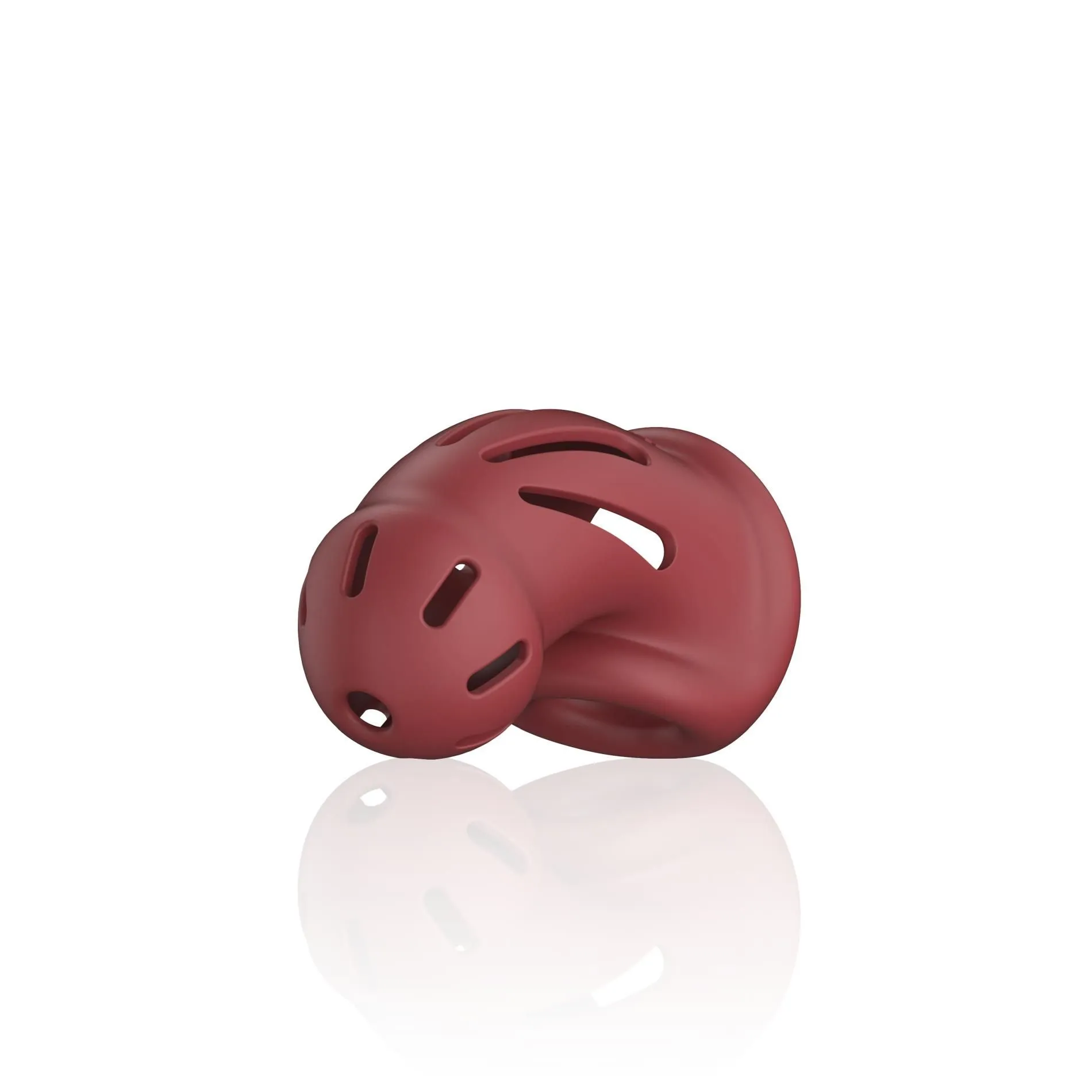 ManCage Model 28 Chastity Cage - Pas cnoty dla mężczyzn, Czerwony, 9.5 cm