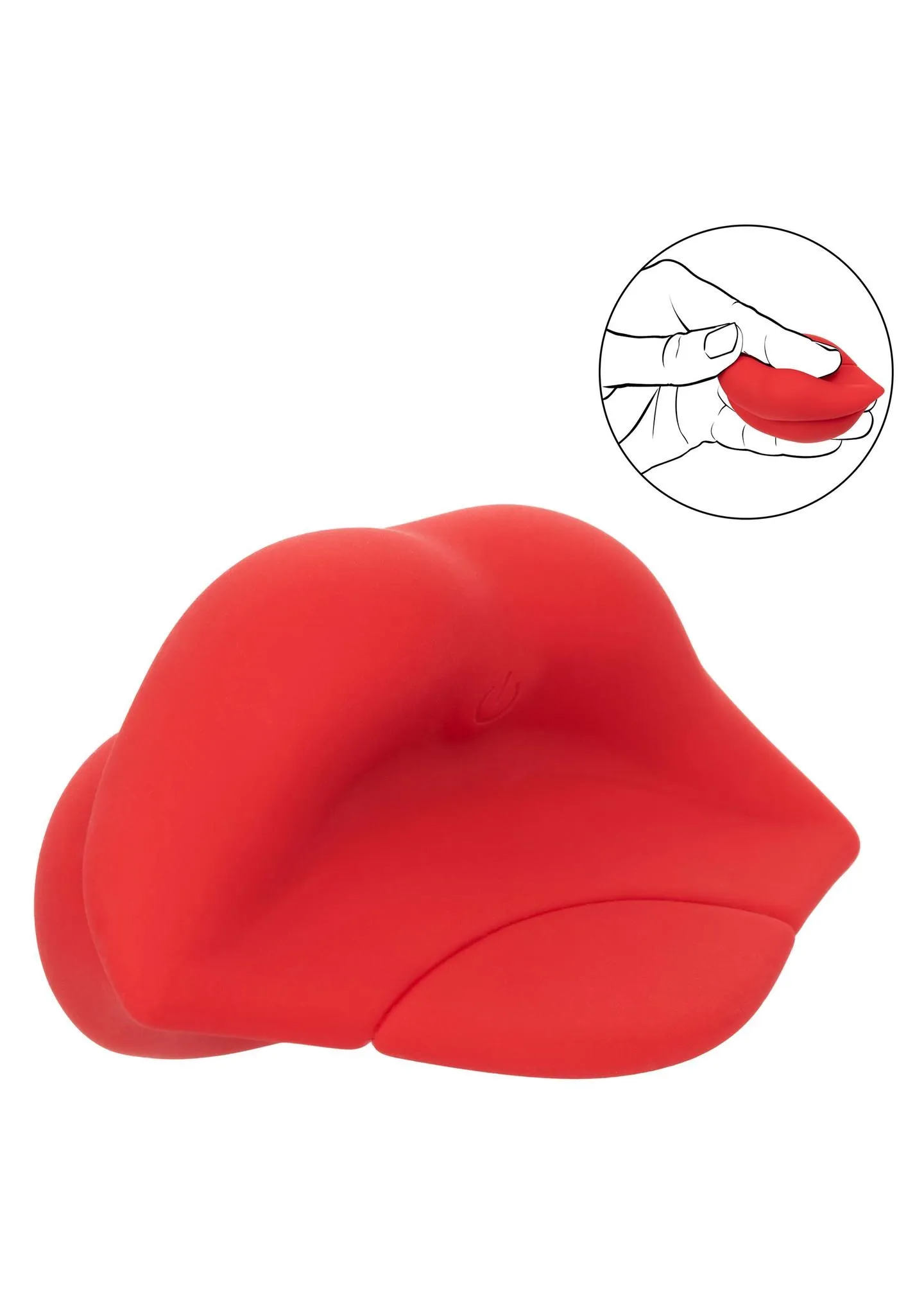 Міні-вібратор Calexotics Muah Mini Vibrator (червоний)