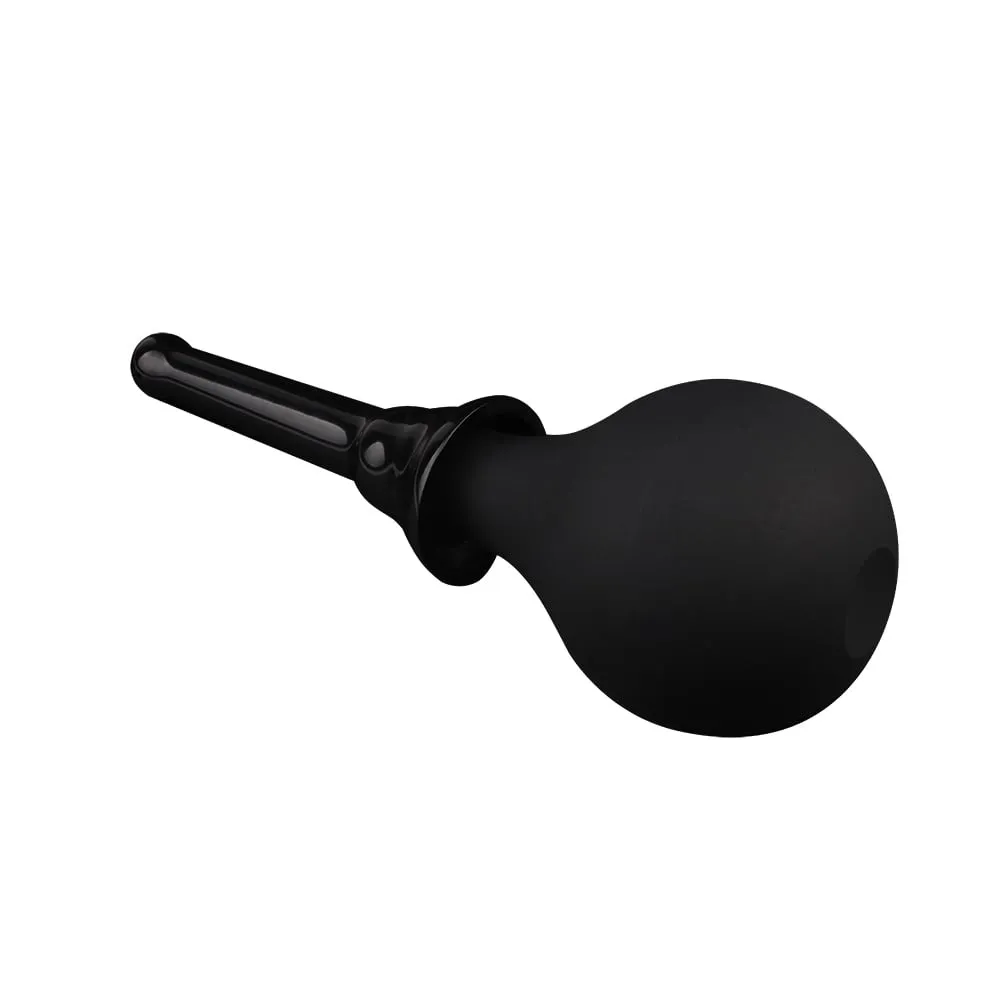 Black Mont Douche Set - Prysznik analny, Czarny, 26 cm
