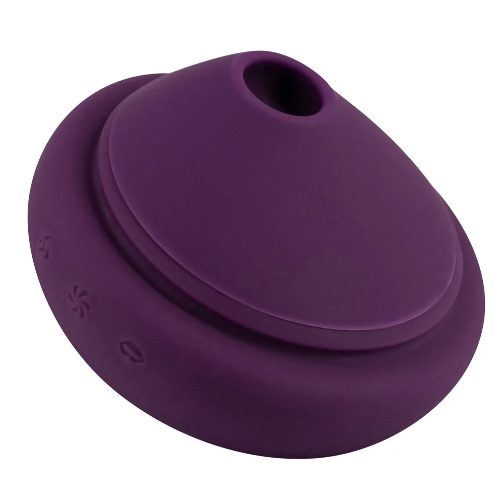 Lola Games Blueberry Cupcake - Bezdotykowy stymulator łechtaczki z wibracjami, Fioletowy, 5.6 cm