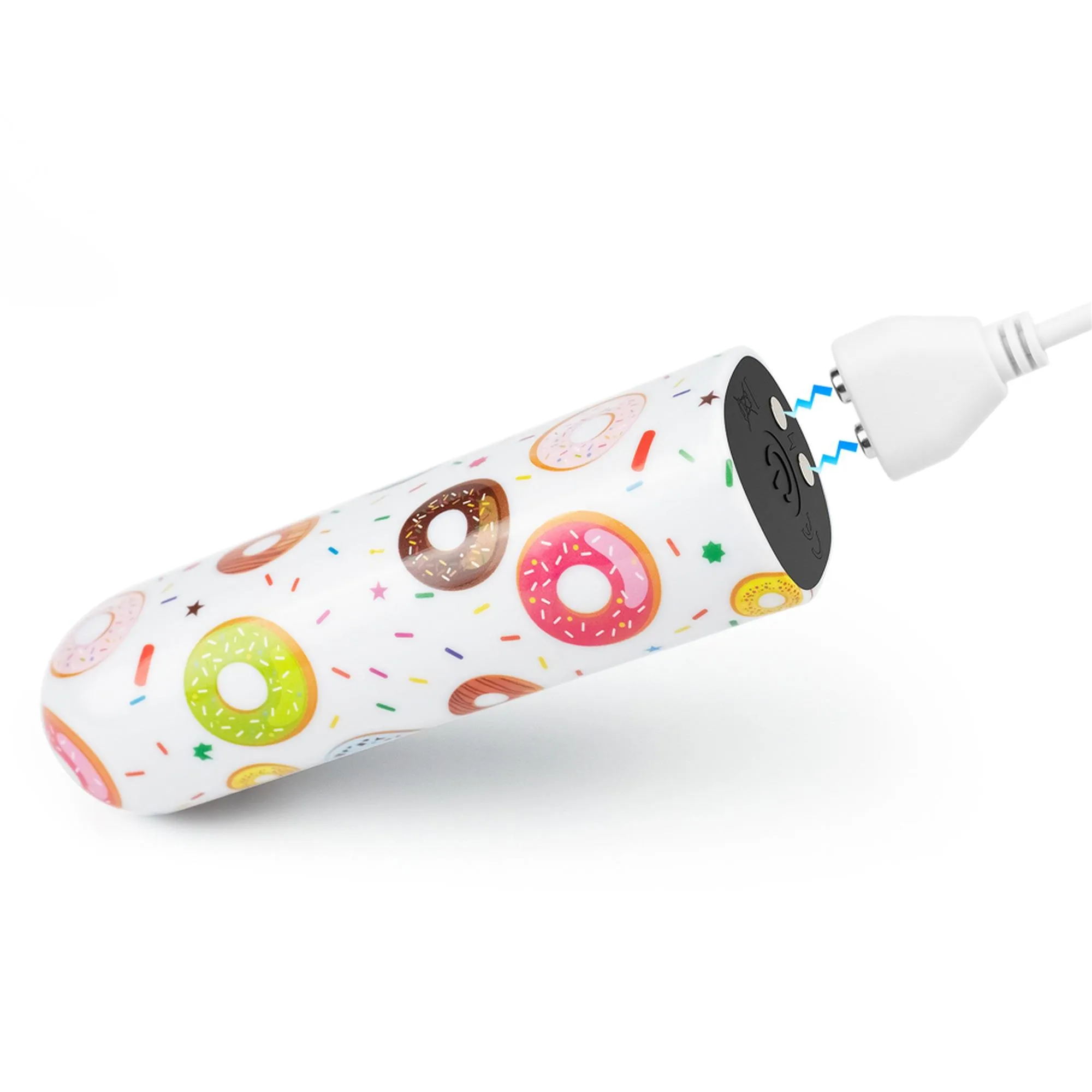 Вибратор для клитора Lovetoy Donut Massager, 8.5 см (белый)