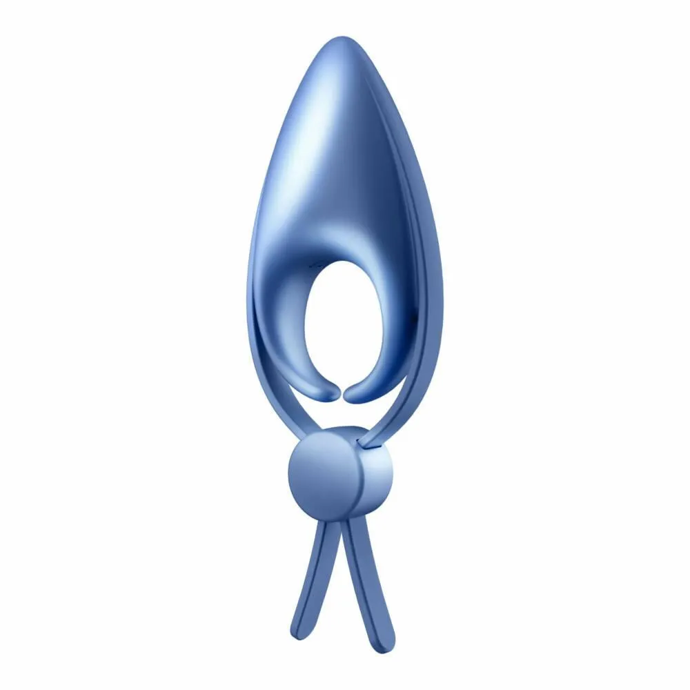 Satisfyer Sniper - Pierścień erekcyjny, Niebieski, 13 cm