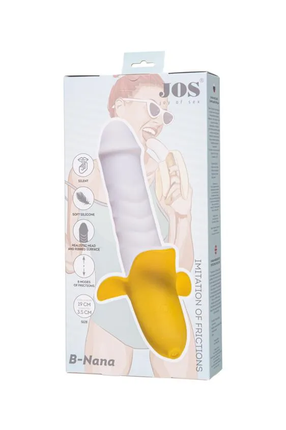 Вибратор Jos B-nana, 19 см (белый)