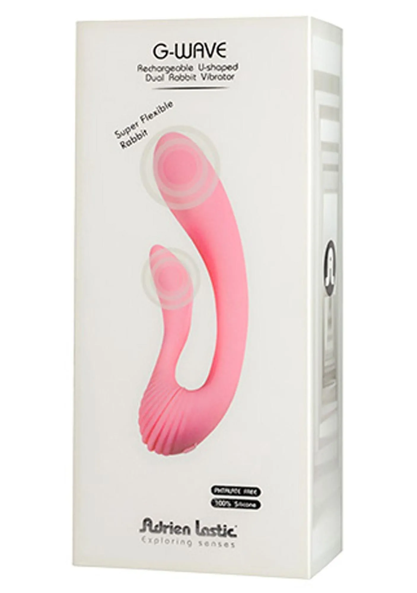 Вібратор Adrien Lastic G-Wave, 18 см (рожевий)