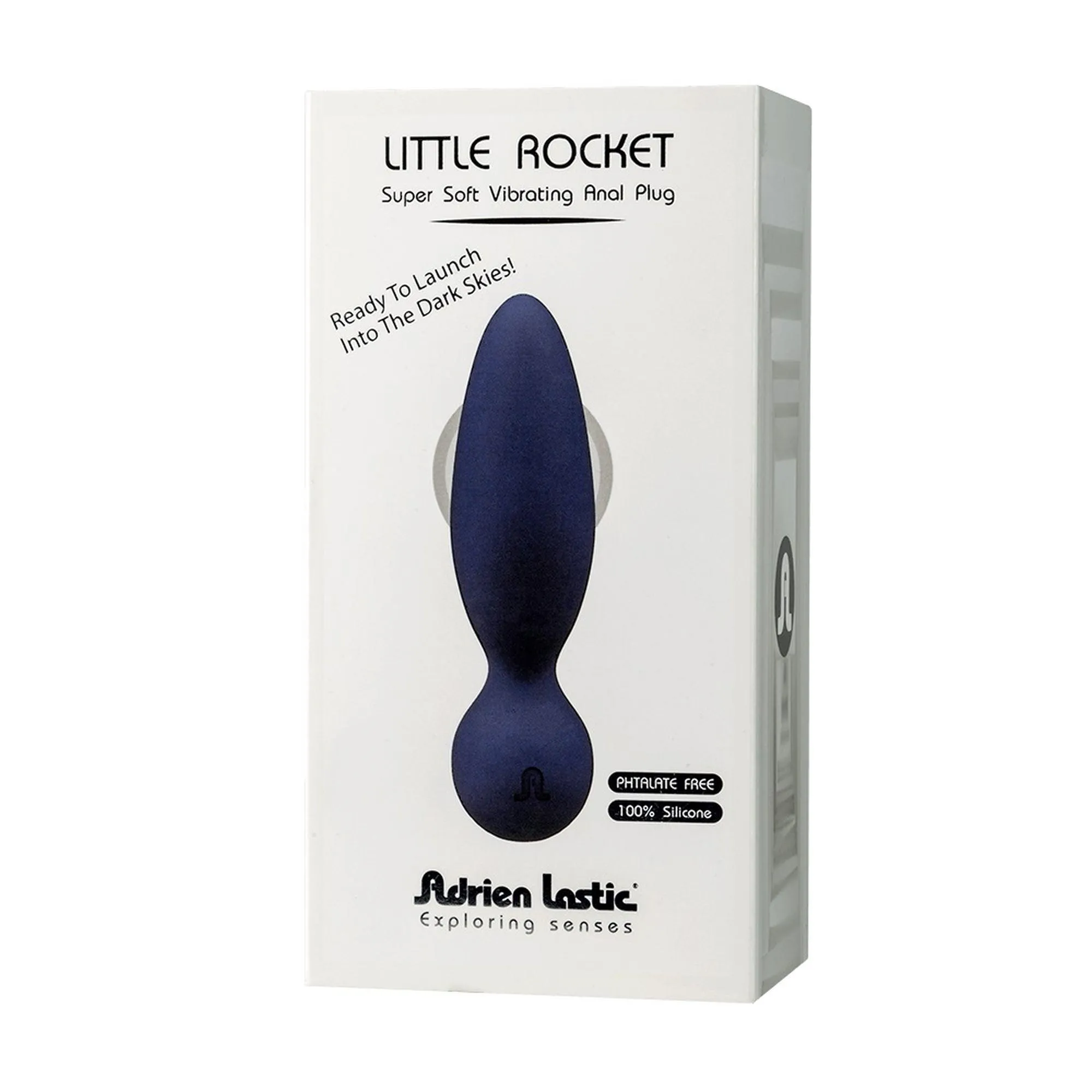 Adrien Lastic Little Rocket - Korek analny, Niebieski, 13 cm