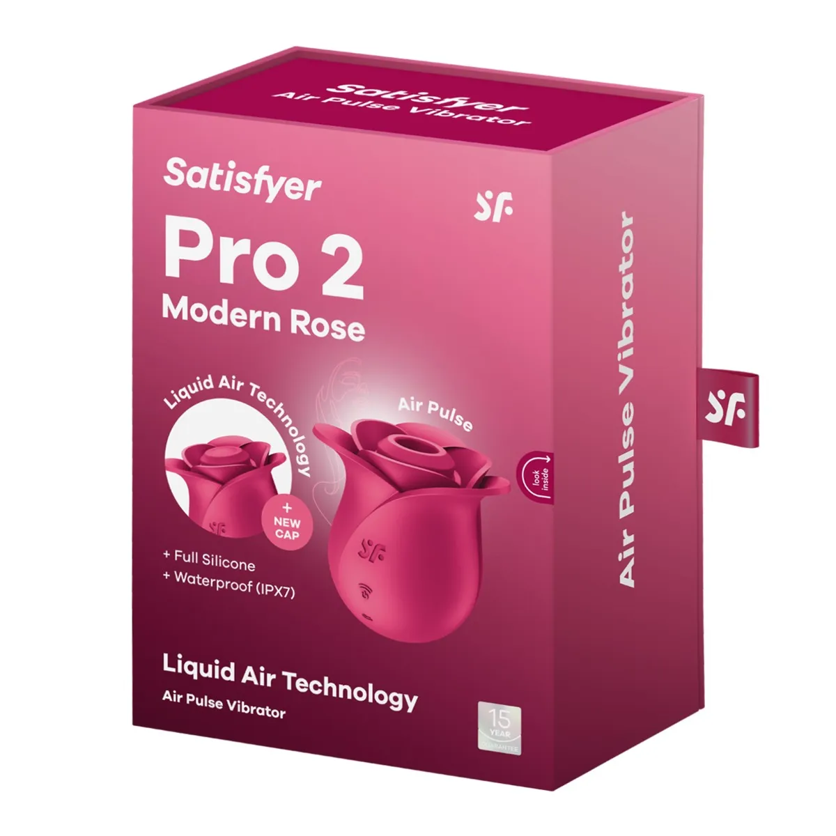 Вакуумний стимулятор клітора з вібрацією Satisfyer Pro 2 Classic Blossom, 7 см (рожевий)
