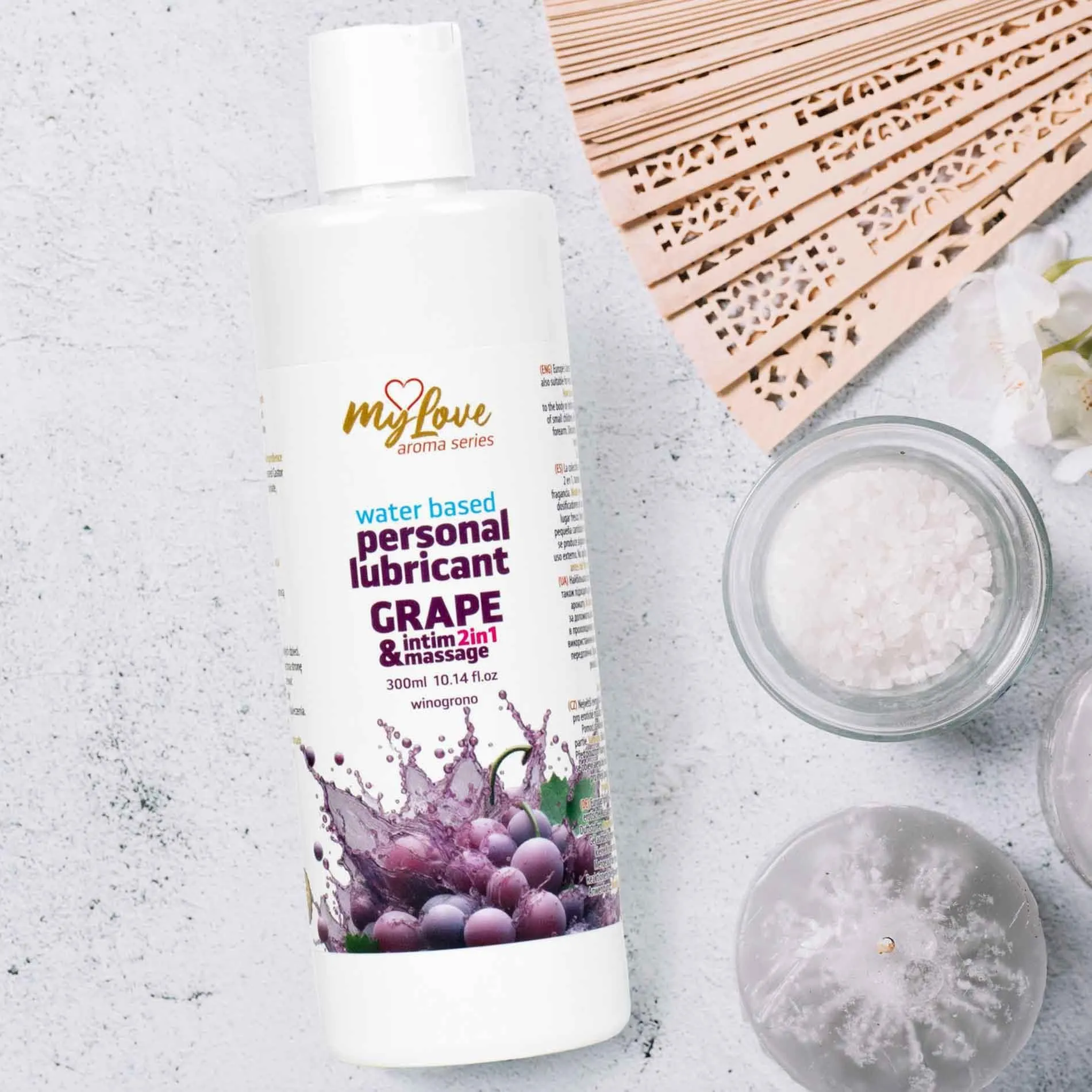 MyLove Aroma Series Intim&Massage 2in1 Grape - Lubrykant, Winogrono, 300 ml