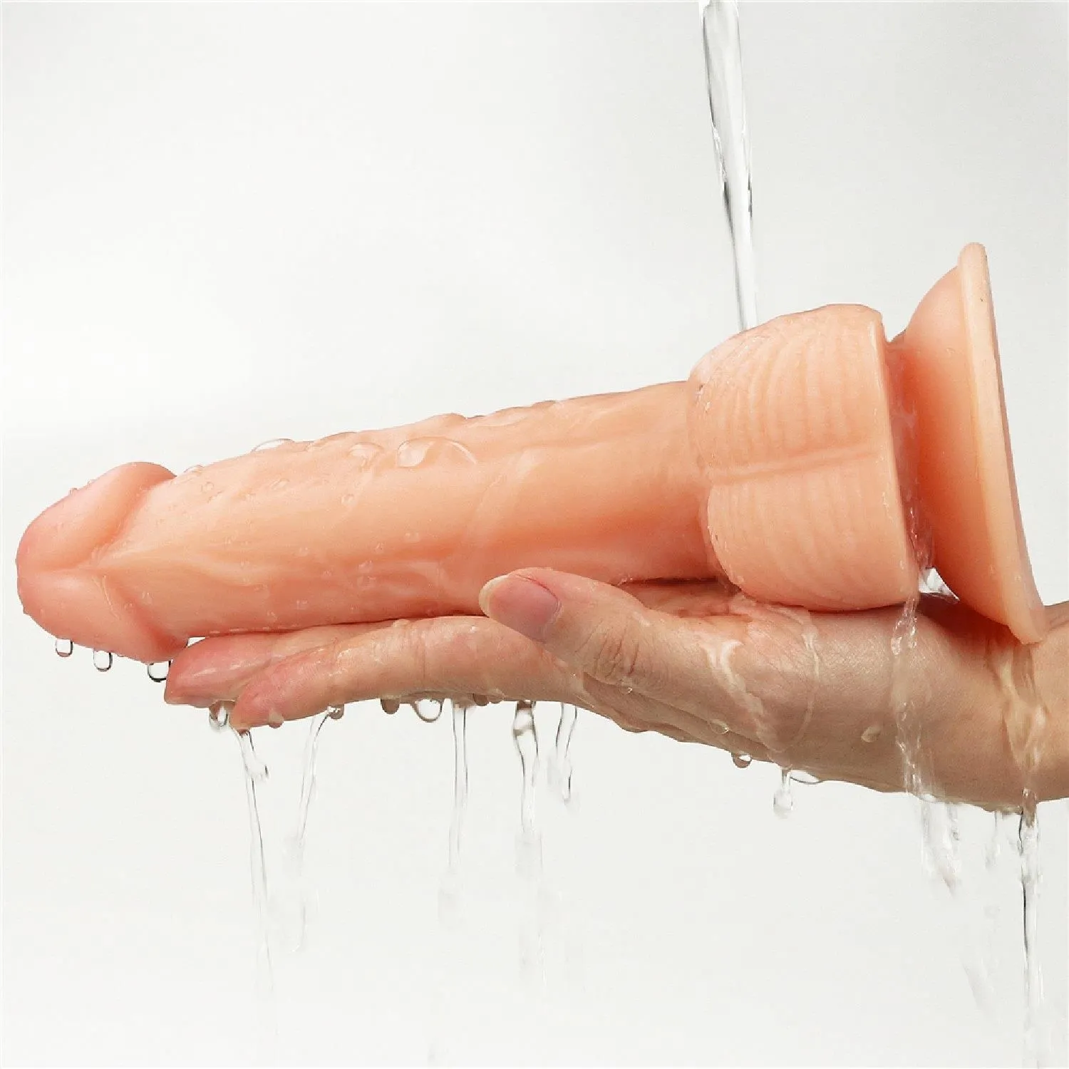 Фалоімітатор реалістичний LoveToy The Ultra Soft Dude, 20 см (тілесний)