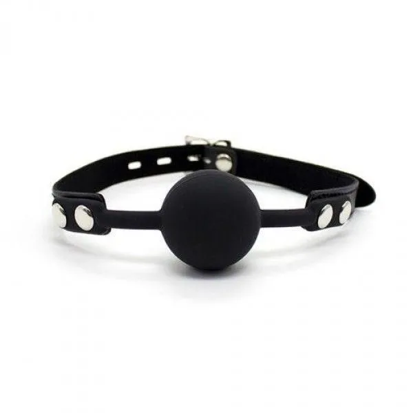 Toyz4lovers Ball Gag + Block - Knebel z kulką, Czarny