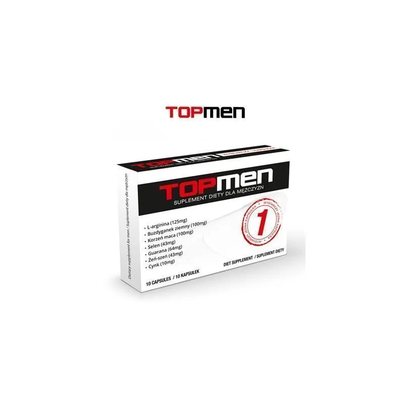 Таблетки для ерекції Sexual Health Series TopMen, 10 шт