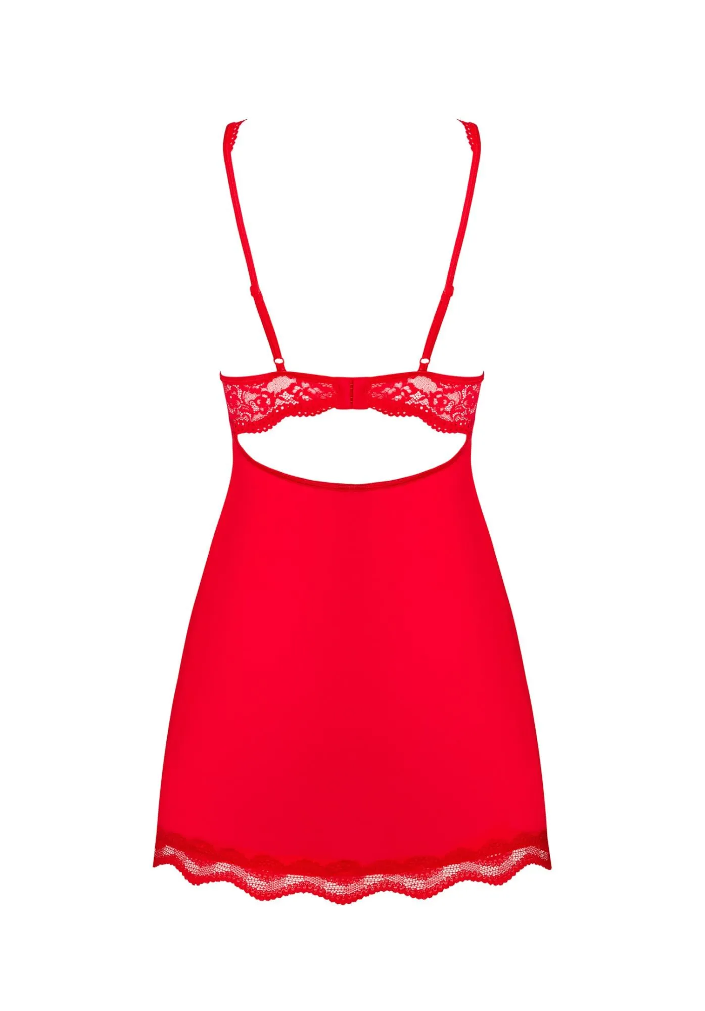 Комплект білизни Obsessive Luvae, S/M (червоний)